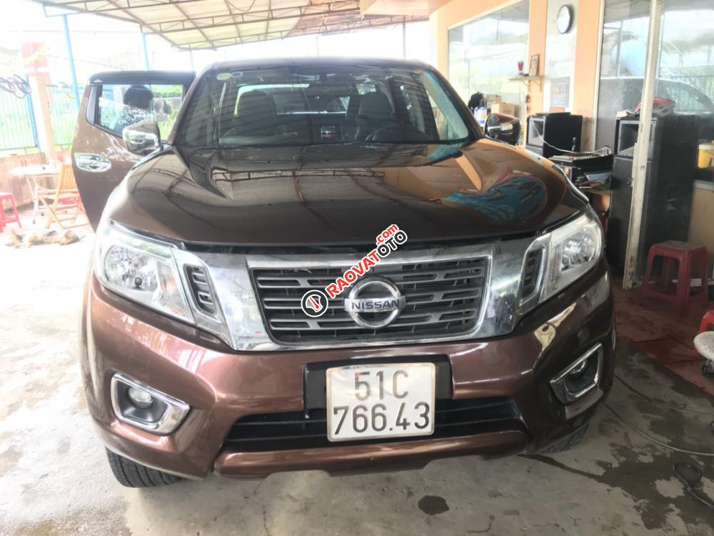 Bán tải Nissan Navara SL máy dầu, số sàn, 2 cầu điện, nhập Thái Lan 2016, biển Sài Gòn, màu cà phê nâu-8