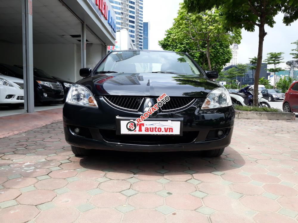 Bán ô tô Mitsubishi Lancer GLX đời 2005, màu đen-0