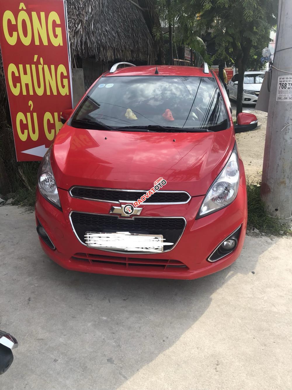 Bán xe Chevrolet Spark Zest bản đặc biệt, màu đỏ, xe gia đình mới tinh-4
