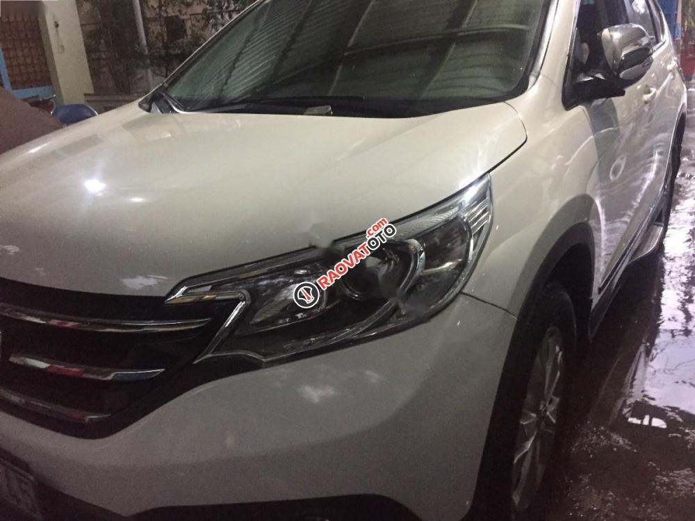 Cần bán lại xe Honda CR V 2.0 sản xuất năm 2013, màu trắng còn mới, 745tr-6