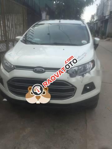 Cần bán lại xe Ford EcoSport 1.5 MT 2016, màu trắng, còn bảo hành tại hãng-0