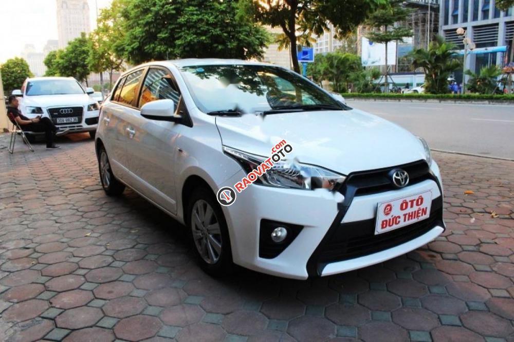 Xe Toyota Yaris 1.3E đời 2014, màu trắng, xe nhập -6