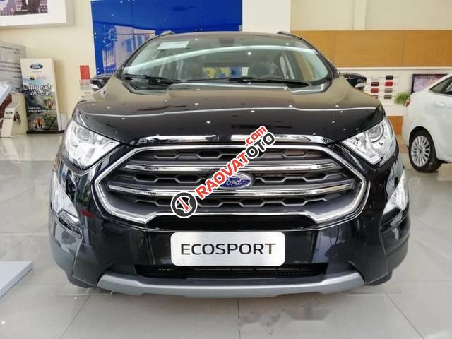 Bán ô tô Ford EcoSport Trend AT năm 2018, màu đen, giá 575tr-0