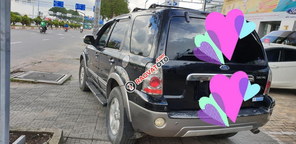 Cần bán xe Ford Escape 3.0, đăng ký 6/2005, màu đen, xe gia đình đi kỹ-1