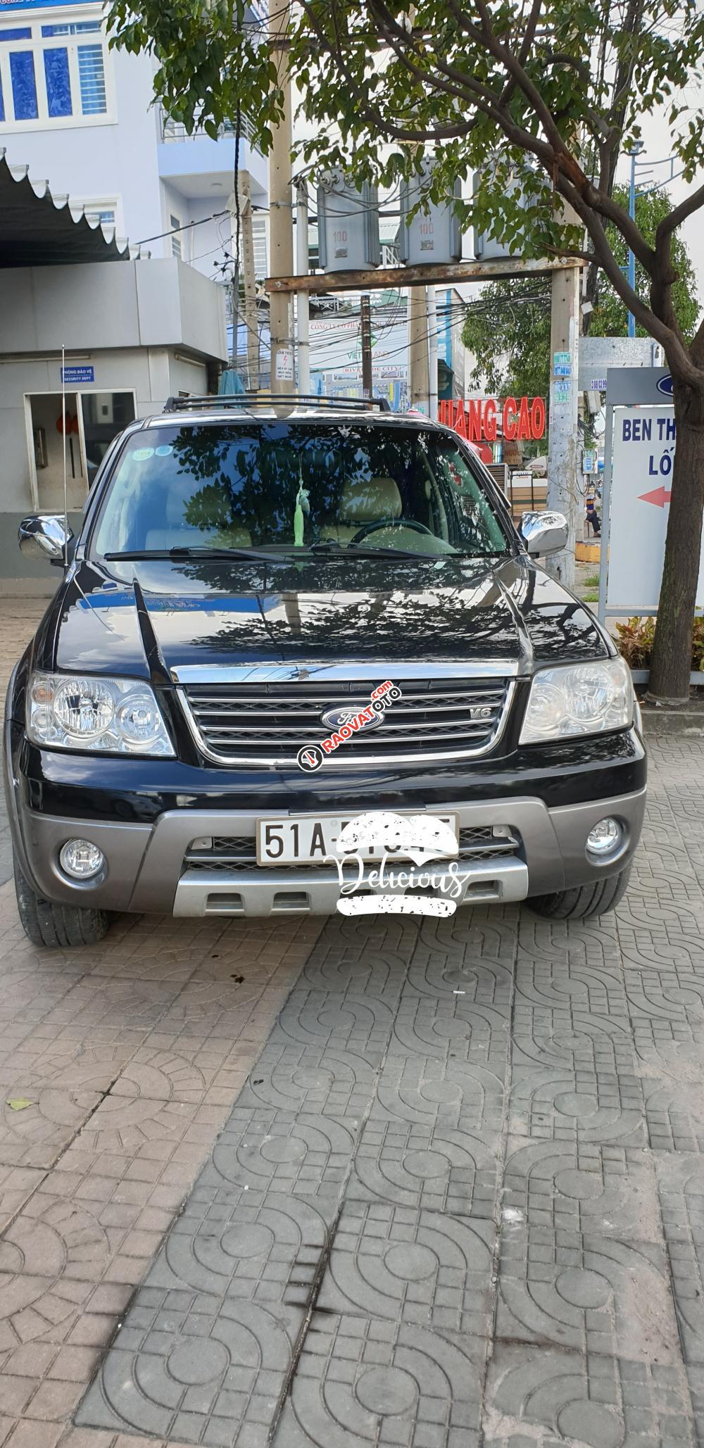 Cần bán xe Ford Escape 3.0, đăng ký 6/2005, màu đen, xe gia đình đi kỹ-2