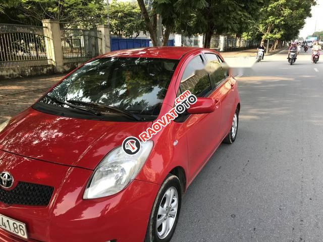 Bán Toyota Yaris AT năm sản xuất 2008, màu đỏ-0