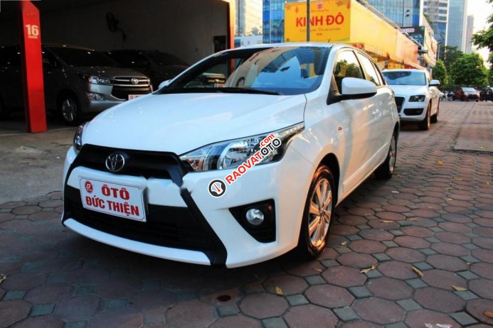 Xe Toyota Yaris 1.3E đời 2014, màu trắng, xe nhập -7