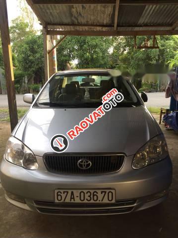 Cần bán Toyota Corolla altis 1.8G năm sản xuất 2002, màu bạc, giá tốt-0