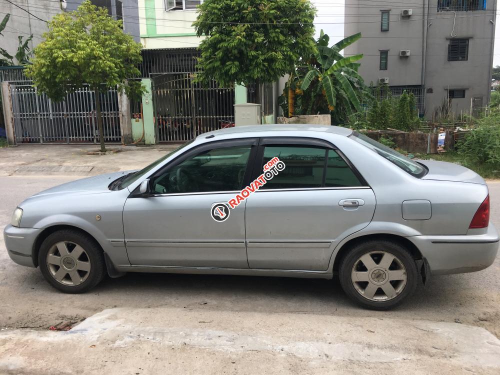 Bán Ford Laser Ghia 1.8MT đời 2003, màu bạc-7