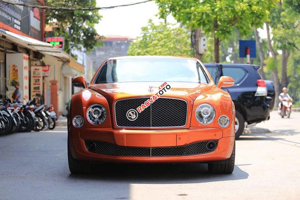 Bán Bentley Mulsanne Speed năm sản xuất 2014, màu cam, xe nhập-6