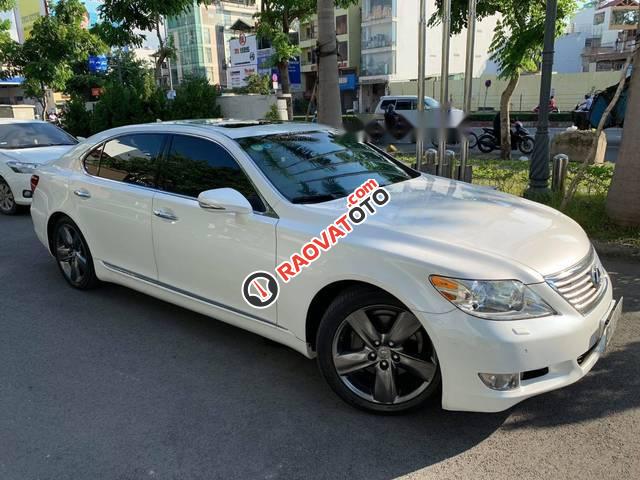 Cần bán lại xe Lexus LS 460L đời 2010, màu trắng, xe nhập-1