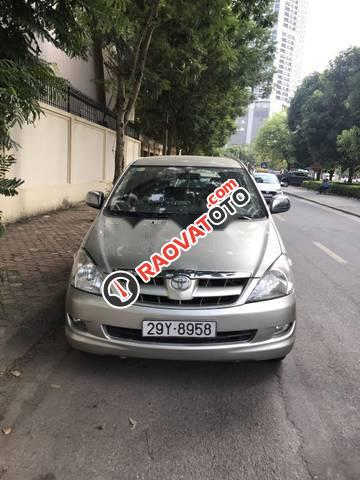 Bán xe Toyota Innova G 2.0 MT, biển 29Y9-8958, số sàn, màu bạc, đăng ký năm 2007-0