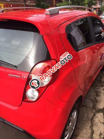 Bán Chevrolet Spark LT sản xuất 2015, màu đỏ, giá 265tr-5