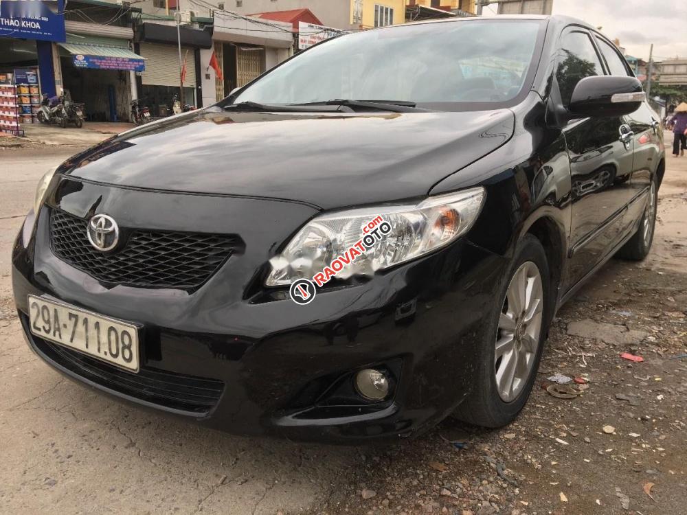 Cần bán lại xe Toyota Corolla Altis AT sản xuất 2010, màu đen-5