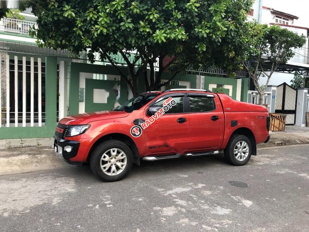 Bán xe Ford Ranger wildtrack 3.2 năm 2015, màu đỏ, nhập khẩu nguyên chiếc-3