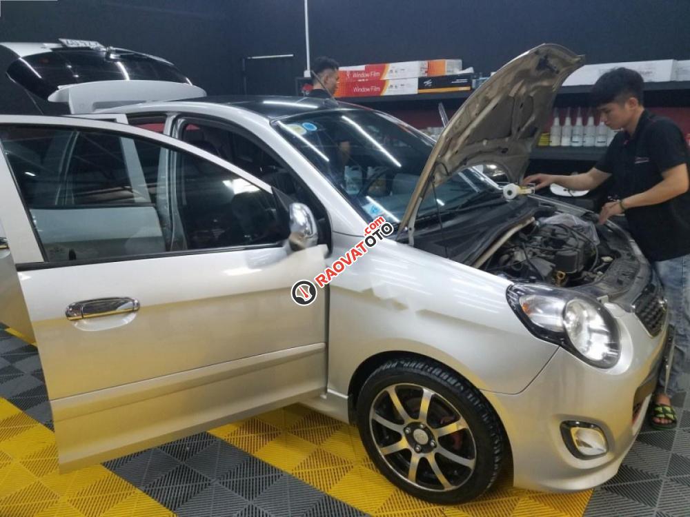 Cần bán lại xe Kia Morning SX AT năm sản xuất 2011, màu bạc-0