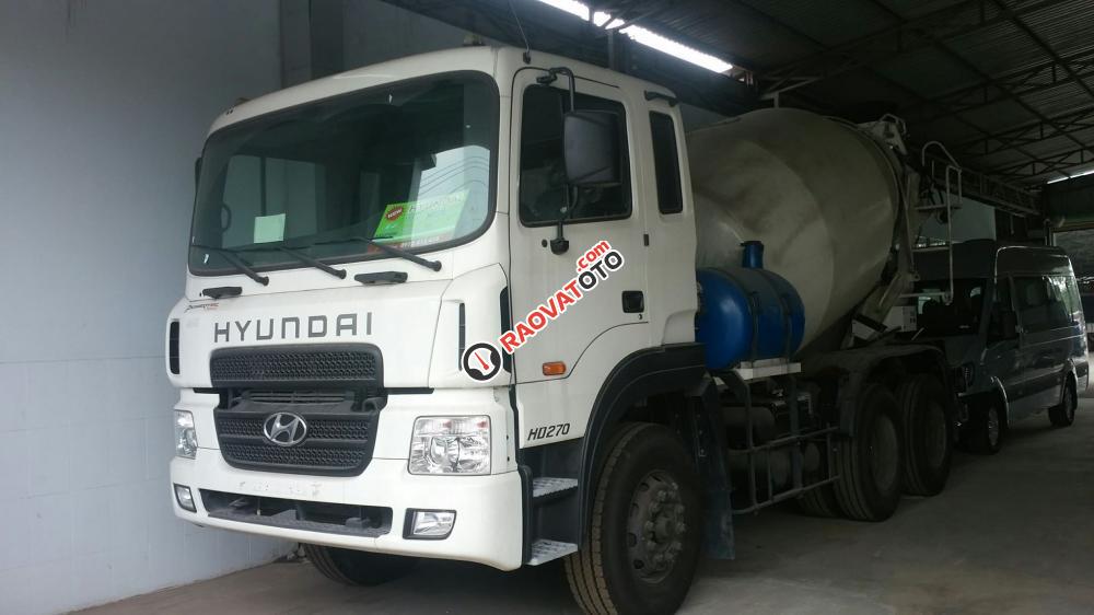 Bán xe Hyundai HD270 bồn trộn đời 2016, màu trắng, nhập khẩu nguyên chiếc, giá tốt-2