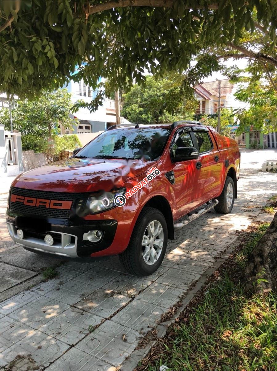 Bán xe Ford Ranger wildtrack 3.2 năm 2015, màu đỏ, nhập khẩu nguyên chiếc-5