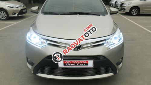 Bán Toyota Vios G 1.5 AT đời 2016, màu bạc số tự động, giá chỉ 555 triệu-0