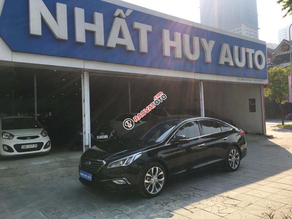Bán Hyundai Sonata 2.0AT sản xuất  2014, màu đen, nhập khẩu-0