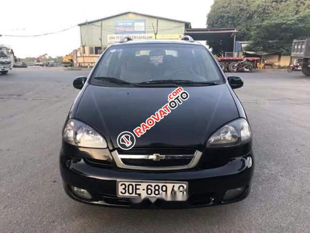 Bán ô tô Chevrolet Vivant CDX đời 2008, màu đen xe gia đình-0