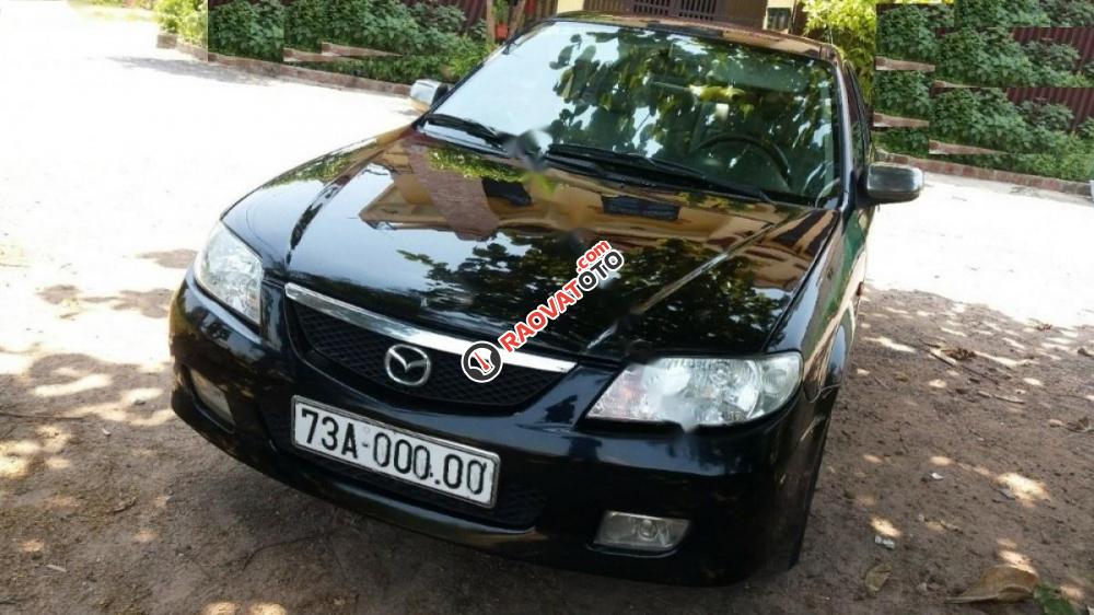 Bán Mazda 323 Classic GLX 2004, màu đen chính chủ -1