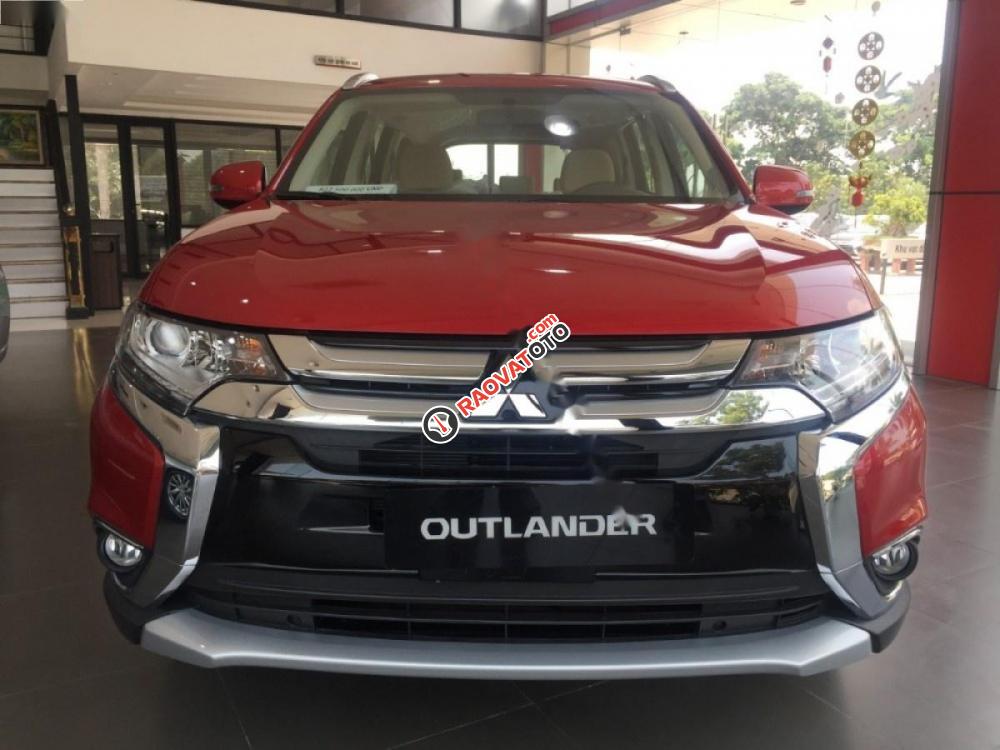 Bán Mitsubishi Outlander GLS năm sản xuất 2018, màu đỏ-0