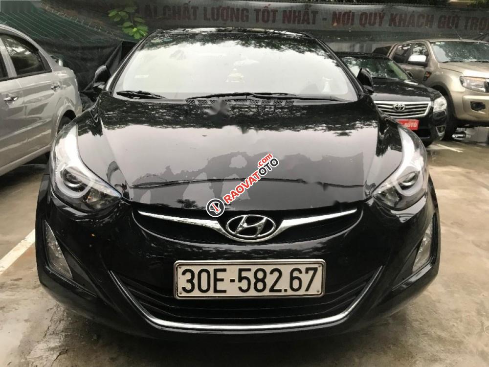 Bán Hyundai Elantra 1.8 AT đời 2014, màu đen -4