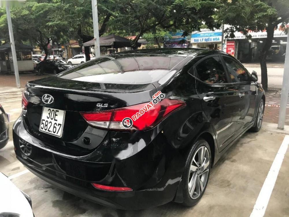 Bán Hyundai Elantra 1.8 AT đời 2014, màu đen -2