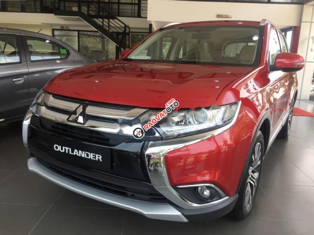 Bán Mitsubishi Outlander GLS năm sản xuất 2018, màu đỏ-2