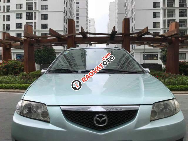 Cần bán xe Mazda Premacy AT đời 2004, màu xanh ngọc-4