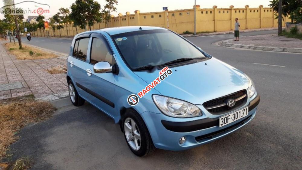 Cần bán Hyundai Getz 1.1 năm 2010, màu xanh ngọc, nhập khẩu-4