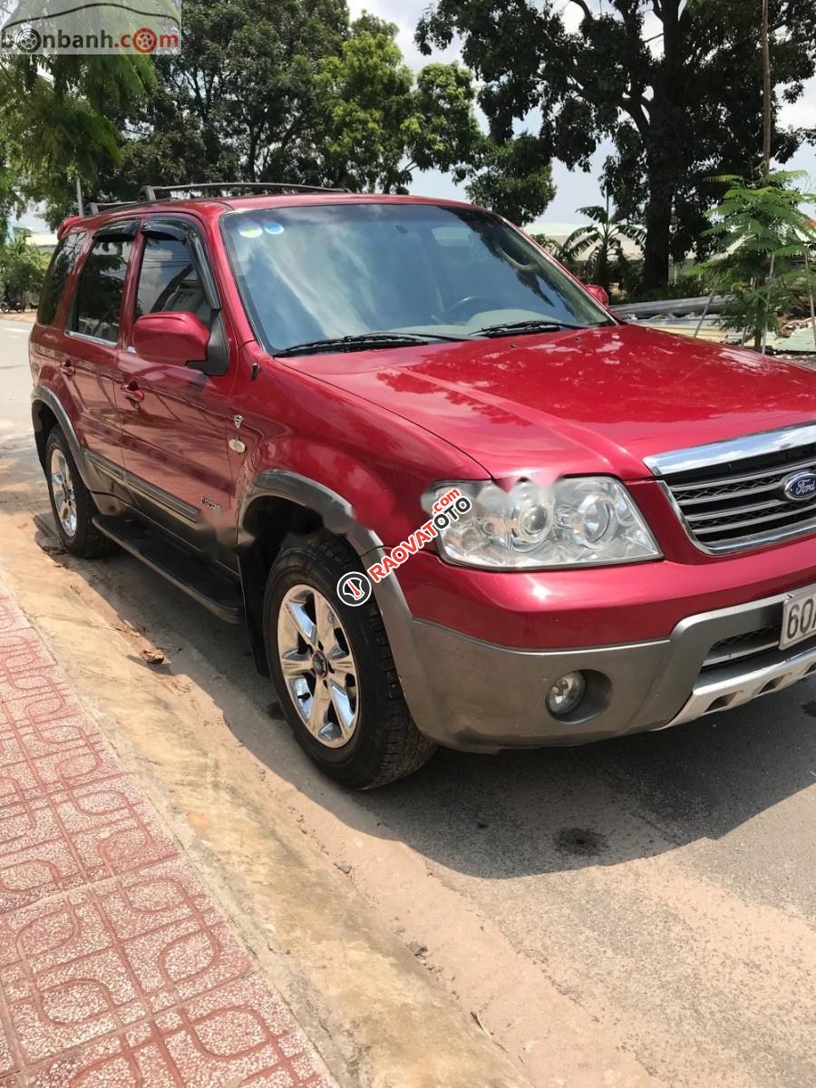 Bán xe Ford Escape XLT sản xuất năm 2004, màu đỏ, 198 triệu-8