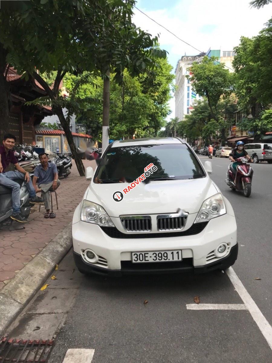 Cần bán lại xe Honda CR V 2.0 AT năm sản xuất 2009, màu trắng, nhập khẩu nguyên chiếc chính chủ-0