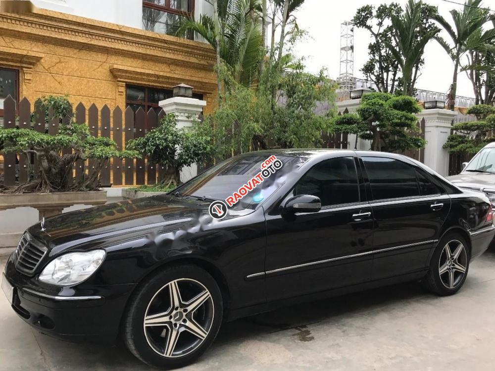 Bán xe Mercedes S500 đời 2004, màu đen, nhập khẩu, 450 triệu-4