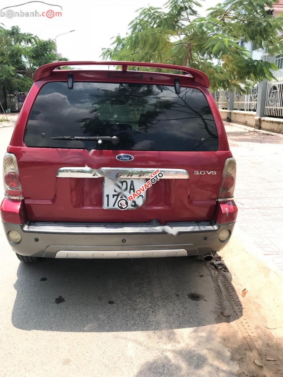 Bán xe Ford Escape XLT sản xuất năm 2004, màu đỏ, 198 triệu-2