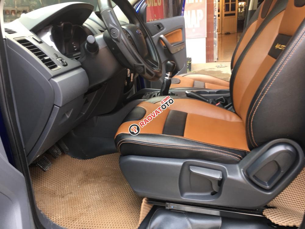 Cần bán xe Ford Ranger 2.2MT đời 2015, màu xanh lam, nhập khẩu-3