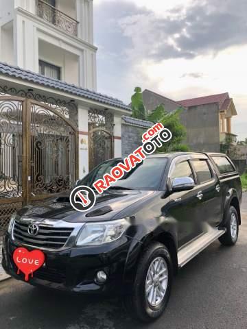 Cần bán lại xe Toyota Hilux E đời 2013, màu đen-4