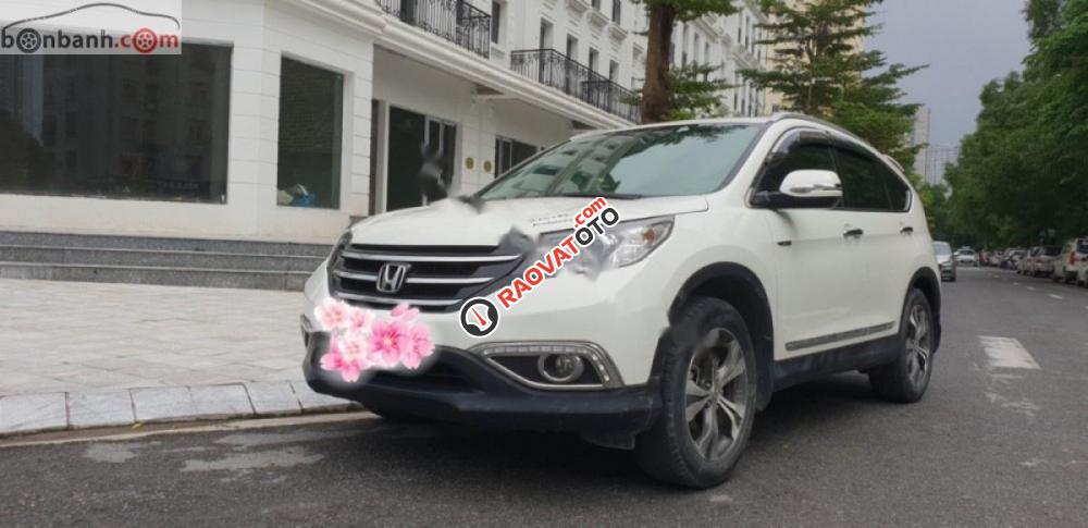 Cần bán CRV 2.4L màu trắng, sản xuất 2014, xe chạy 3.8 vạn-4