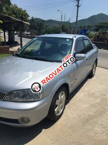 Cần bán gấp Ford Laser GHIA 1.8 2003, màu bạc số sàn, 203tr-5
