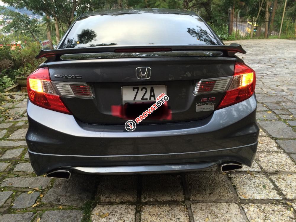 Cần bán lại xe Honda Civic 2.0 2012, màu xám -1