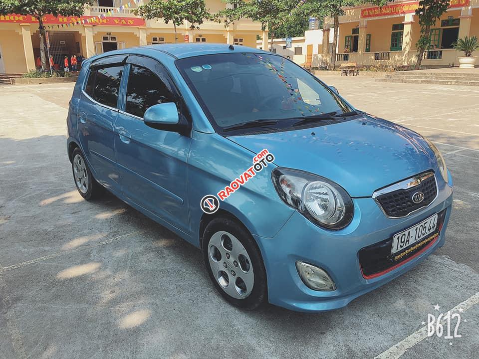Cần bán xe Kia Morning LX đời 2009, màu xanh lam chính chủ -3