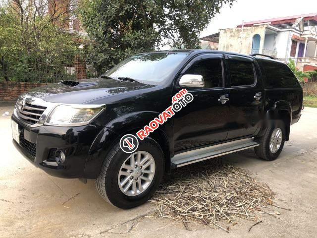 Bán Toyota Hilux 2.5E đời 2014, màu đen, 495tr-1