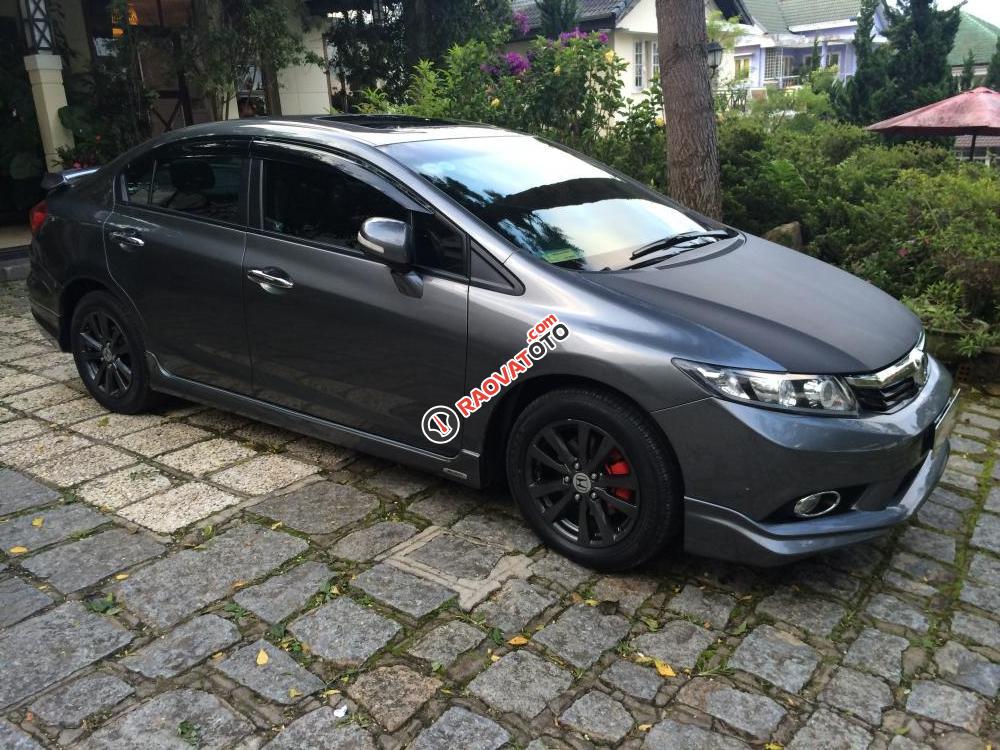 Cần bán lại xe Honda Civic 2.0 2012, màu xám -2