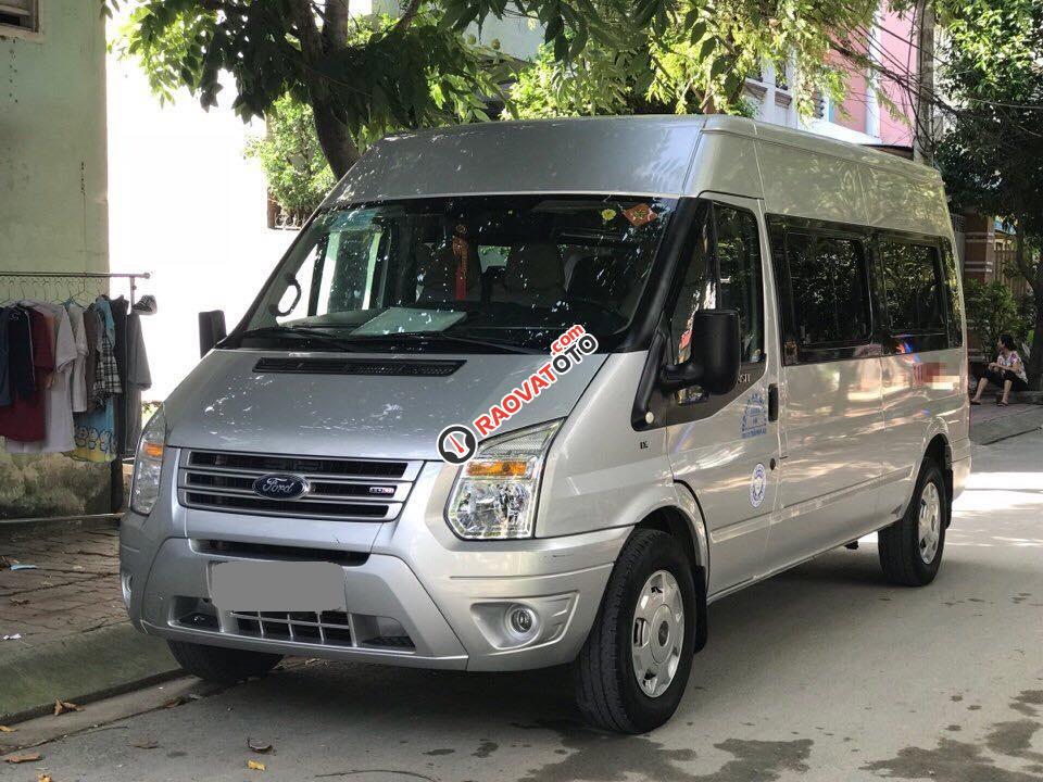 Bán nhanh Ford Transit, màu bạc 2016, máy dầu ít đi, chạy êm ái-1