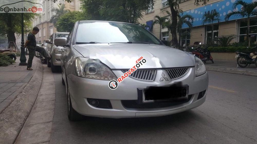 Bán ô tô Mitsubishi Lancer Glx sản xuất năm 2005, màu bạc, nhập khẩu -4