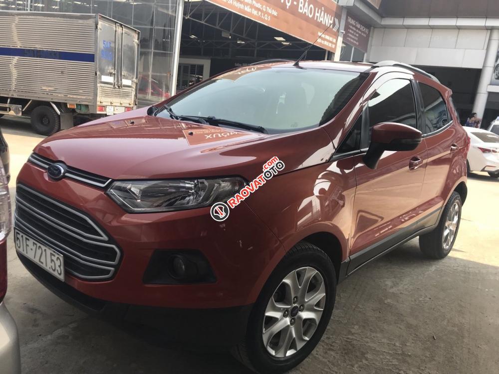 Bán Ford Ecosport 1.5MT, màu đỏ, số sàn sản xuất 2016 biển Sài Gòn chạy 37000km-0