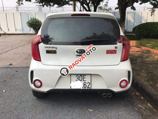 Xe Kia Morning 1.25 Si AT 2016, màu trắng bán giá cạnh tranh-0