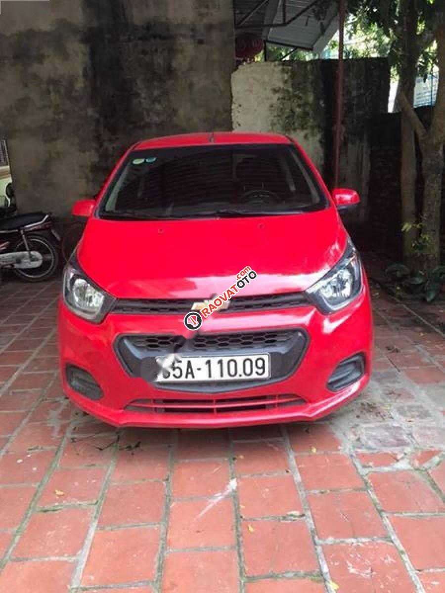 Bán xe cũ Chevrolet Spark LS 1.2 MT năm 2017, màu đỏ còn mới -1