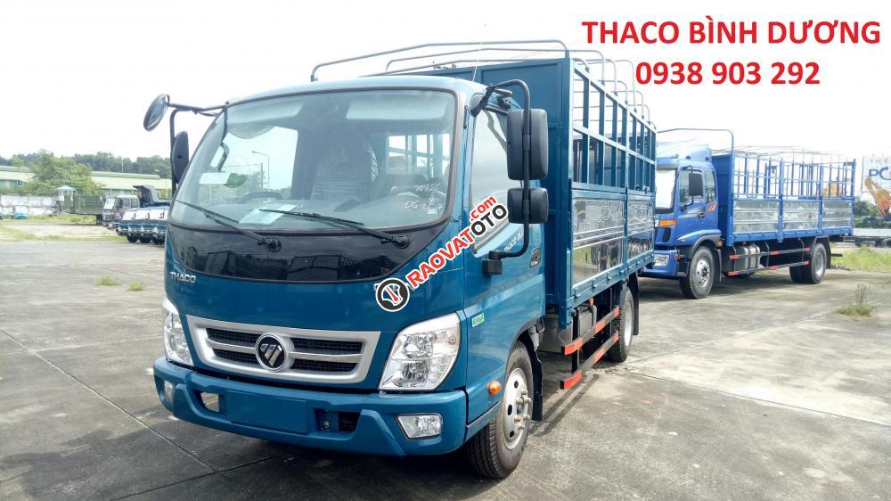 Bán xe Thaco Ollin 350 E4 đời 2018, giá 354tr, Ollin 350 thùng mui bạt 2T1 - trả góp 70% tại Bình Dương, 0938903292-0